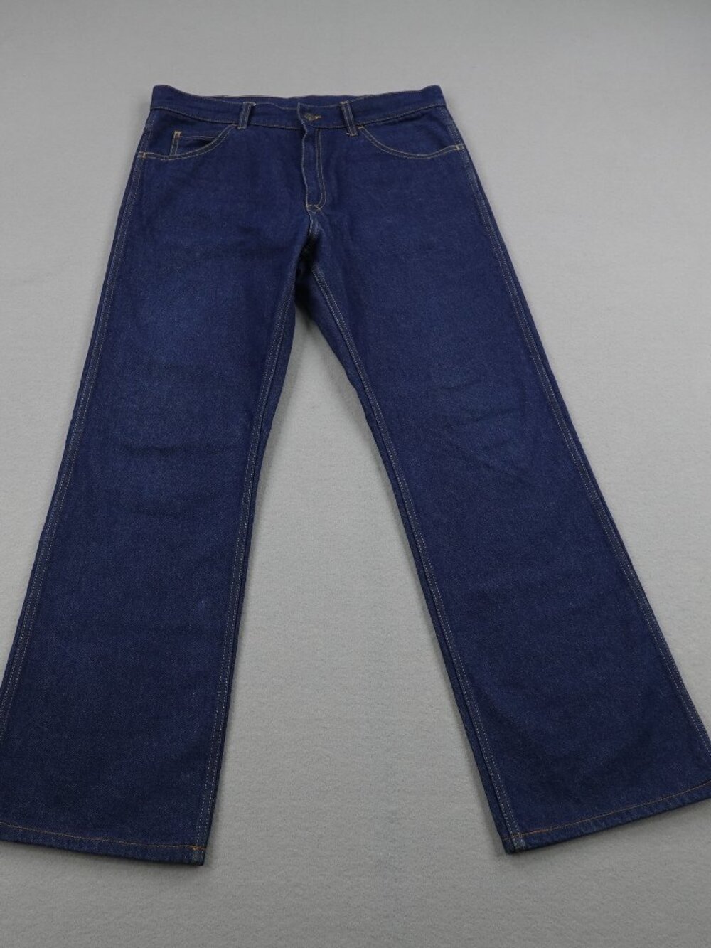 Gucci Jeans Mens 36 Blue Japanese Denim Wide Leg Straight Selvedge Fly Italy